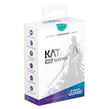 Ultimate Guard Sleeves - Katana - Standard Sized - Turquoise (100)