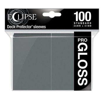 Ultra Pro Sleeves - 100 count - Standard Sized - Gloss Eclipse Smoke Grey