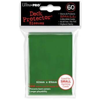 Ultra Pro Sleeves - 60 count - Green - Small