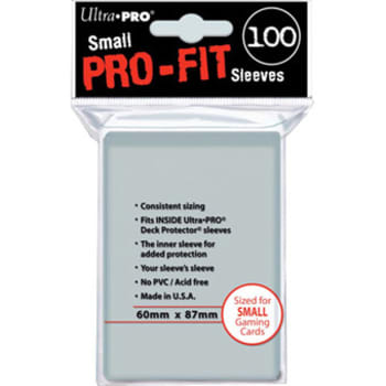 Ultra Pro Sleeves - Pro-Fit - 100 count - Small