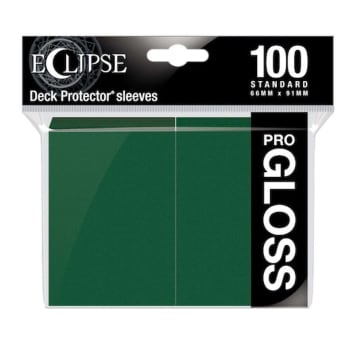 Ultra Pro Sleeves - 100 count - Standard Sized - Gloss Eclipse Forest Green