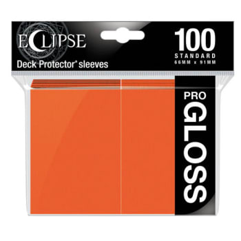 UltraPro Sleeves - Gloss Eclipse Standard - Orange (100) 
