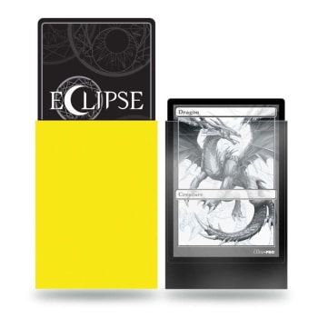 UltraPro Sleeves - Matte Eclipse Standard - Lemon Yellow (100)