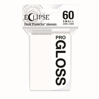 Ultra Pro Sleeves - Small - Pro-Gloss Eclipse Arctic White