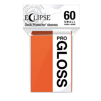 Ultra Pro Sleeves - Small - Pro-Gloss Eclipse Pumpkin Orange (60)