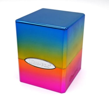 UltraPro - Satin Cube Deck Box - Rainbow