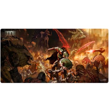 UltraPro Playmat (Extended) - DOOM: The Dark Age (Bethesda) - Doom Onslaught
