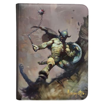 UltraPro 9 Pocket Zippered PRO-Binder - Frank Frazetta - Warrior with Ball and Chain
