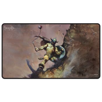 UltraPro Black-Stitched Playmat - Frank Frazetta - Warrior with Ball and Chain