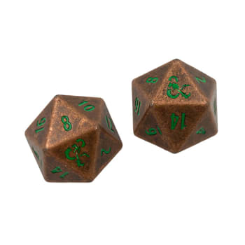 Dungeons & Dragons Heavy Metal Dice Set - d20 Feywild Copper and Green