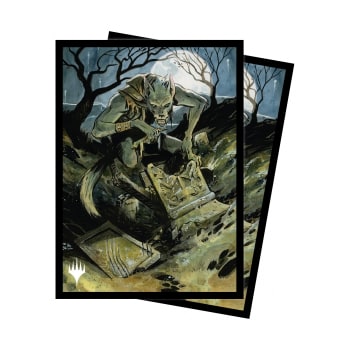 Innistrad Midnight Hunt Sleeves (100) - Graveyard Trespasser