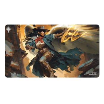 Outlaws of Thunder Junction - Playmat (White) - Archangel of Tithes