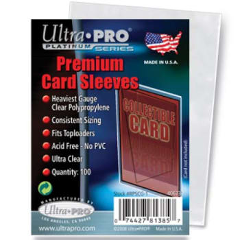 Ultra Pro Platinum Card Sleeves (100)