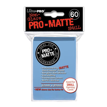 Ultra Pro Sleeves - 60 count - Pro Matte - Light Blue - Small