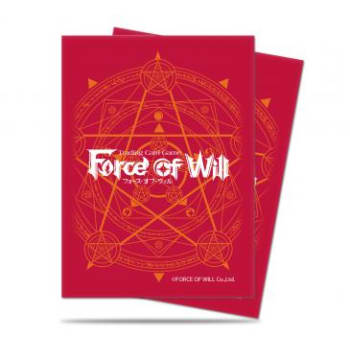Ultra Pro Sleeves - 65 count - Standard Sized - Force of Will - Red