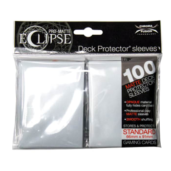 Ultra Pro Sleeves - 100 count - Standard Sized - Pro-Matte Eclipse White