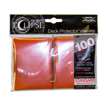 Ultra Pro Sleeves - 100 count - Standard Sized - Pro-Matte Eclipse Orange