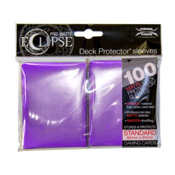 Ultra Pro Sleeves - 100 count - Standard Sized - Pro-Matte Eclipse Purple