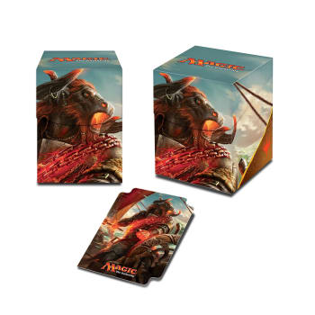 PRO 100+ Deck Box - Magic - Rivals of Ixalan - Angrath, the Flame-Chained