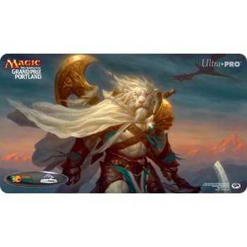 Grand Prix Portland Play Mat Magic Ajani Steadfast
