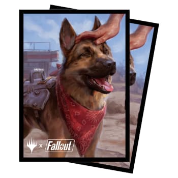 Universes Beyond: Fallout Sleeves A (100) - Dogmeat, Ever Loyal