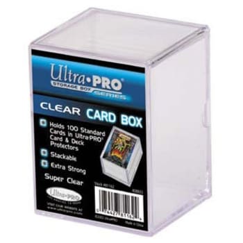 Deck Box - Plastic Card Box (Clear)