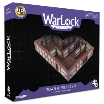 WarLock Tiles: Town & Village II - Full Height Plaster Walls