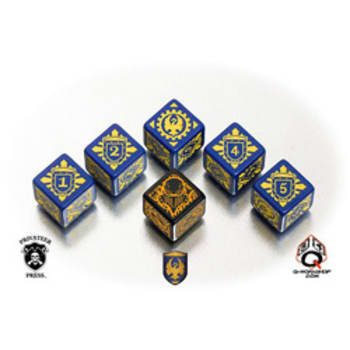 Warmachine Cygnar Faction Dice Set (6)