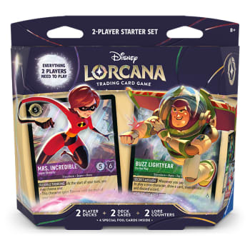 Lorcana - Wilds Unknown - Two-Player Starter Deck Case - Elastigirl/Buzz Lightyear