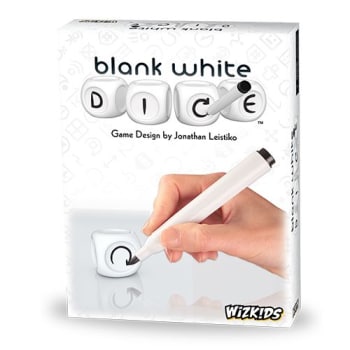 Blank White Dice Game