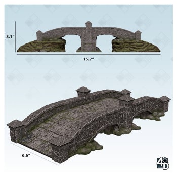 WizKids 4D Settings: Stone Bridge