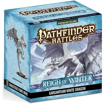 Pathfinder Battles: Reign of Winter Gargantuan White Dragon