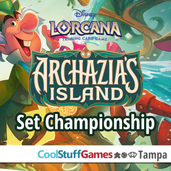 Coolstuff Games Tampa Lorcana: Archazia's Island Set Championship
