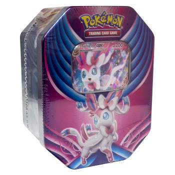 Pokemon Evolution Celebration Tin Sylveon Gx Evolution celebration tin 4 pokemon tcg booster packs. pokemon evolution celebration tin sylveon gx