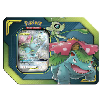 Pokemon Tag Team Tin Venusaur Celebi Gx