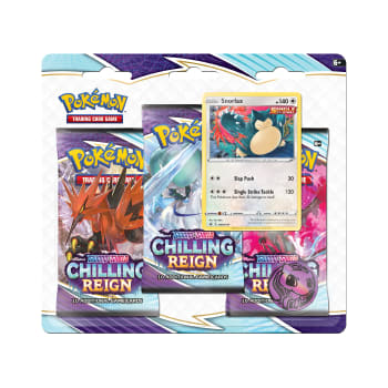 Pokemon - SWSH Chilling Reign 3 Booster Blister - Snorlax