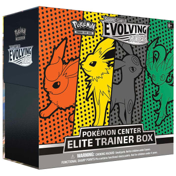 Pokemon - SWSH Evolving Skies Pokemon Center Elite Trainer Box - Leafeon, Umbreon, Jolteon, Flareon