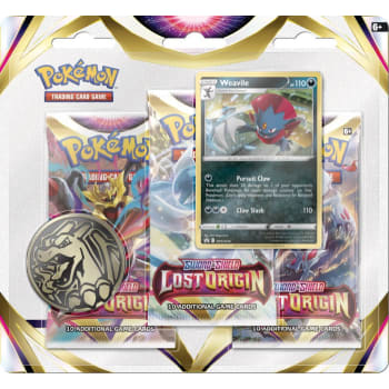 Pokemon - SWSH Lost Origin 3 Booster Blister - Weavile