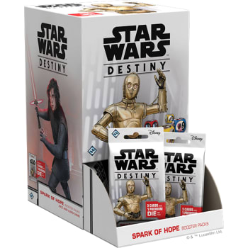 Star Wars Destiny: Spark of Hope Booster Display