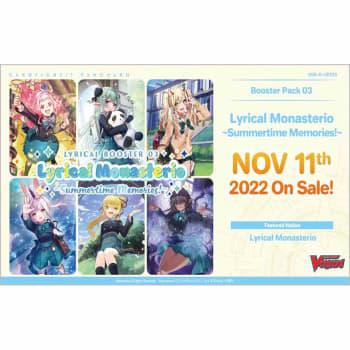 Cardfight!! Vanguard - overDress: Lyrical Monasterio - Summertime Memories! Booster Display