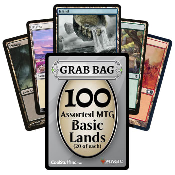 100 Random Lands (20 of each) - Basic Land