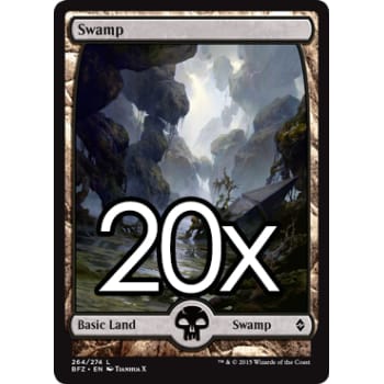 20 Battle for Zendikar Swamp E 264 - Basic Land