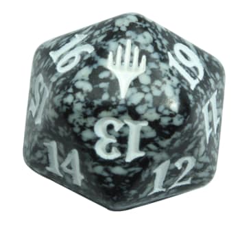 Planeswalker Logo - D20 Spindown Life Counter - Black