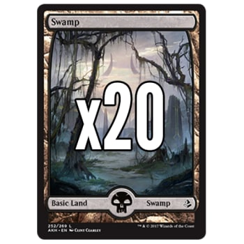 20 Amonkhet Swamp 252 - Basic Land