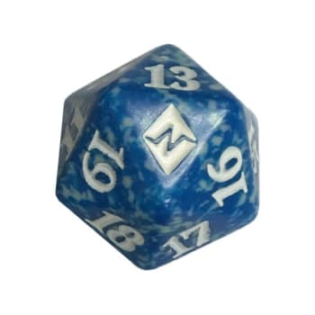 Battle for Zendikar - D20 Spindown Life Counter - Blue