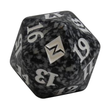 Battle for Zendikar - D20 Spindown Life Counter - Black