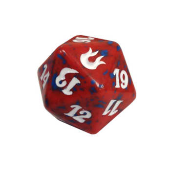 Born of the Gods - D20 Spindown Life Counter - Red