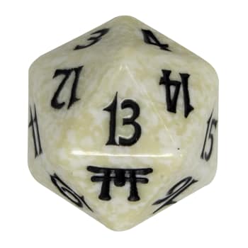 Champions of Kamigawa - D20 Spindown Life Counter - White