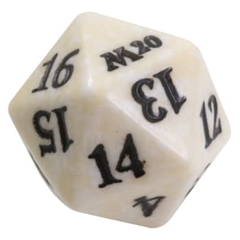 Core Set 2020 - D20 Spindown Life Counter - White