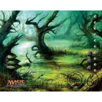 10 Random Rares w/ Eventide - Flooded Grove - Play Mat